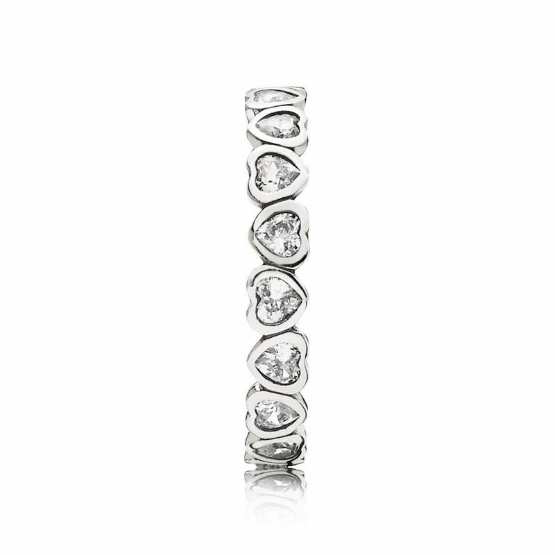 Pandora Forever More Promise Ring - Sterling Silver/Cubic Zirconia - Canada | CR6934WO